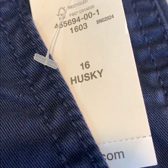 NWT Husky Boy Blue Khaki shorts - Picture 2 of 2